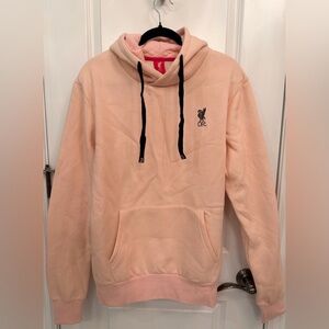 Official Liverpool FC Soft Pink Hoodie